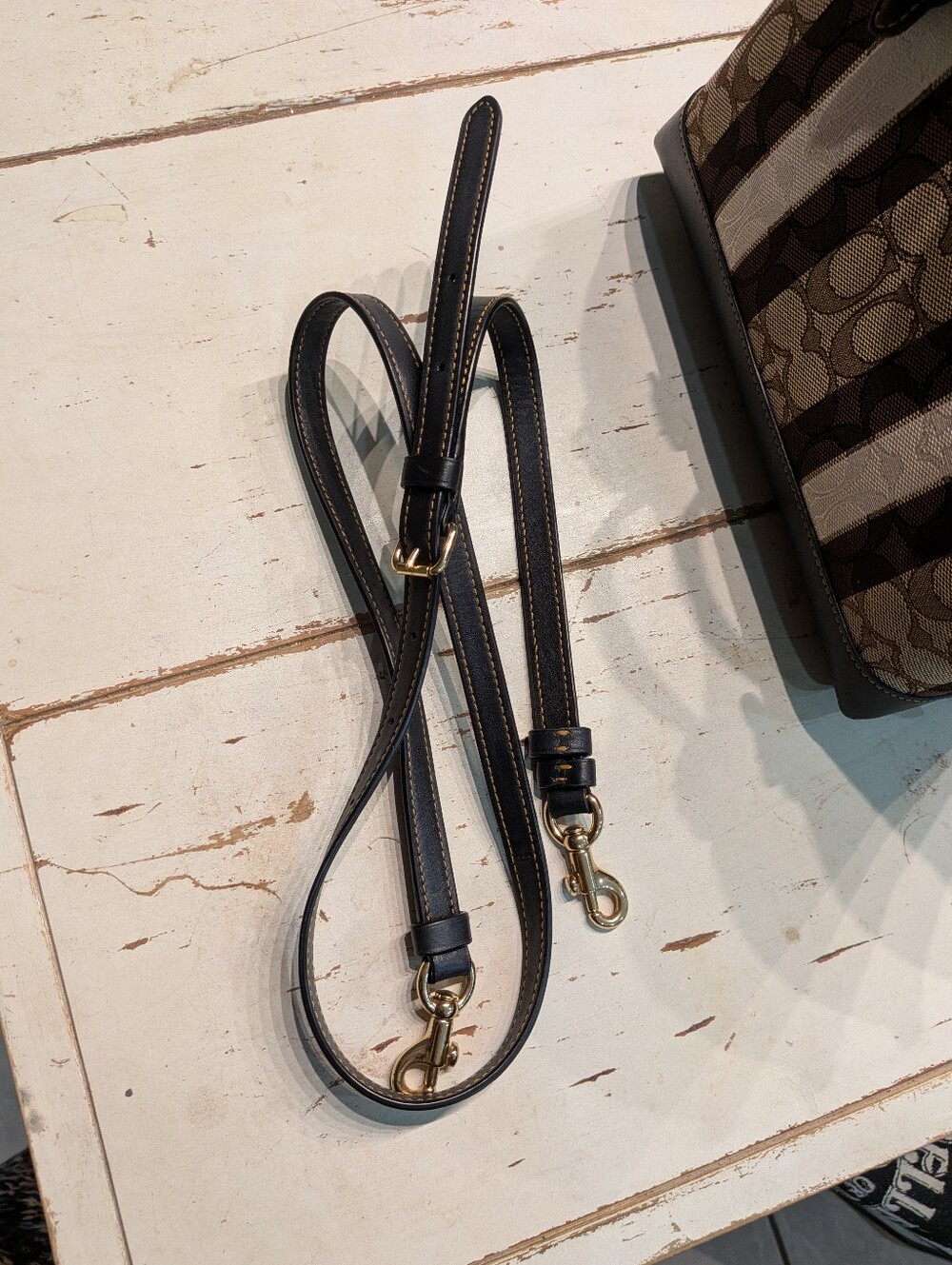Coach Mollie Tote 25 in Signature Jacquard with Stripes (C4086) - Picture 3 of 6